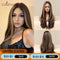 Long Brown Natural Hair Wigs