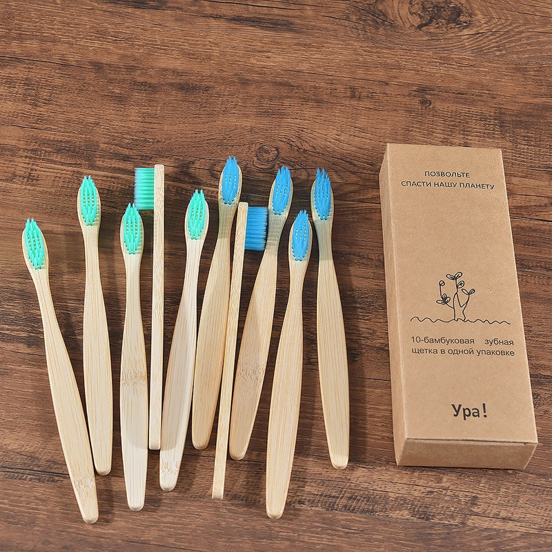 Natural Bamboo Tooth Brush Set