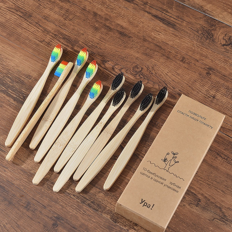 Natural Bamboo Tooth Brush Set