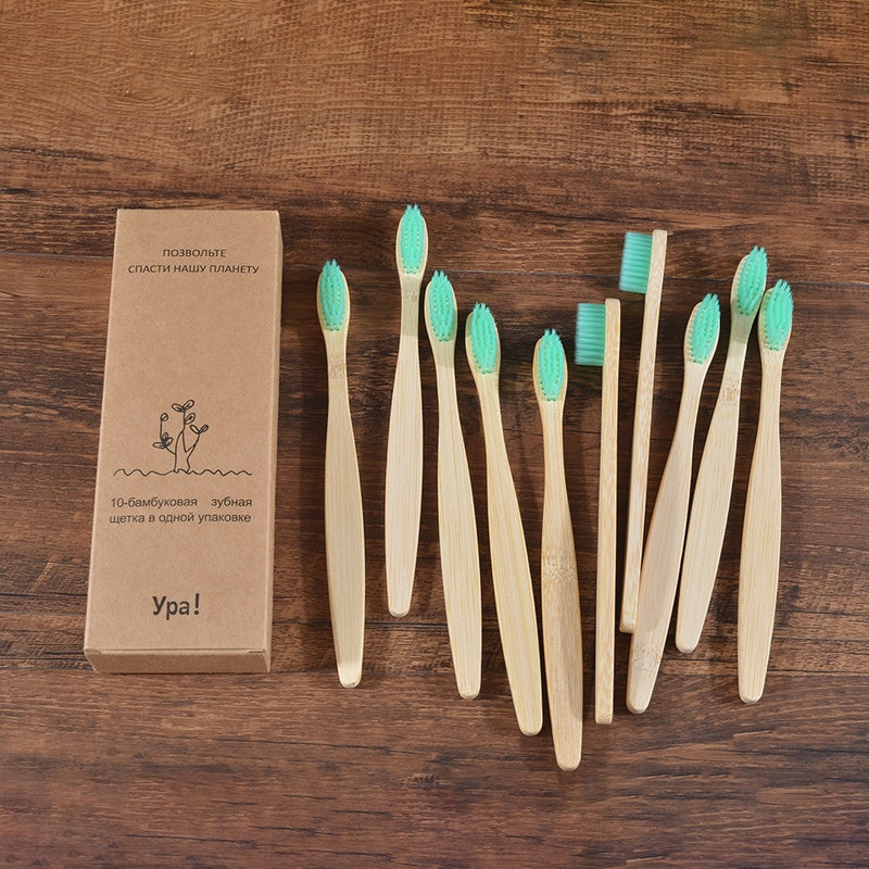 Natural Bamboo Tooth Brush Set