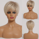 Brown Blonde Short Hair Wigs