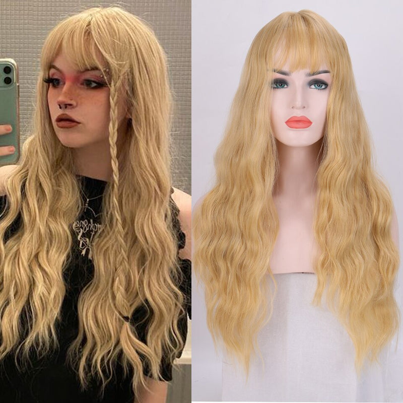 22 Inch Long Wavy Wig