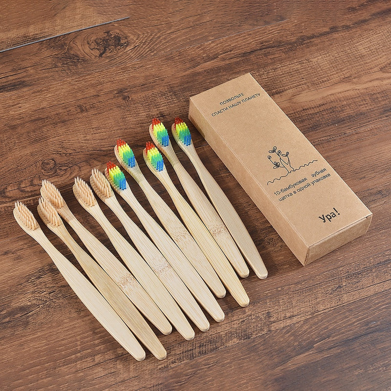 Natural Bamboo Tooth Brush Set