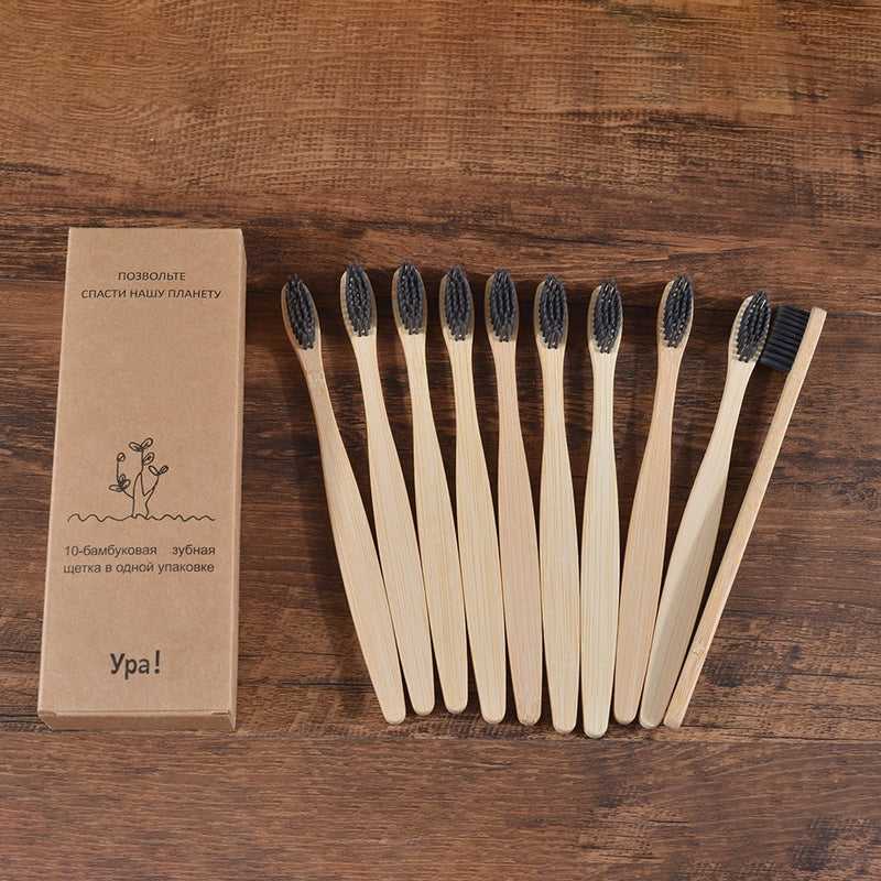 Natural Bamboo Tooth Brush Set