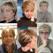 Brown Blonde Short Hair Wigs