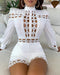 Women Sexy Hollow Out Playsuits