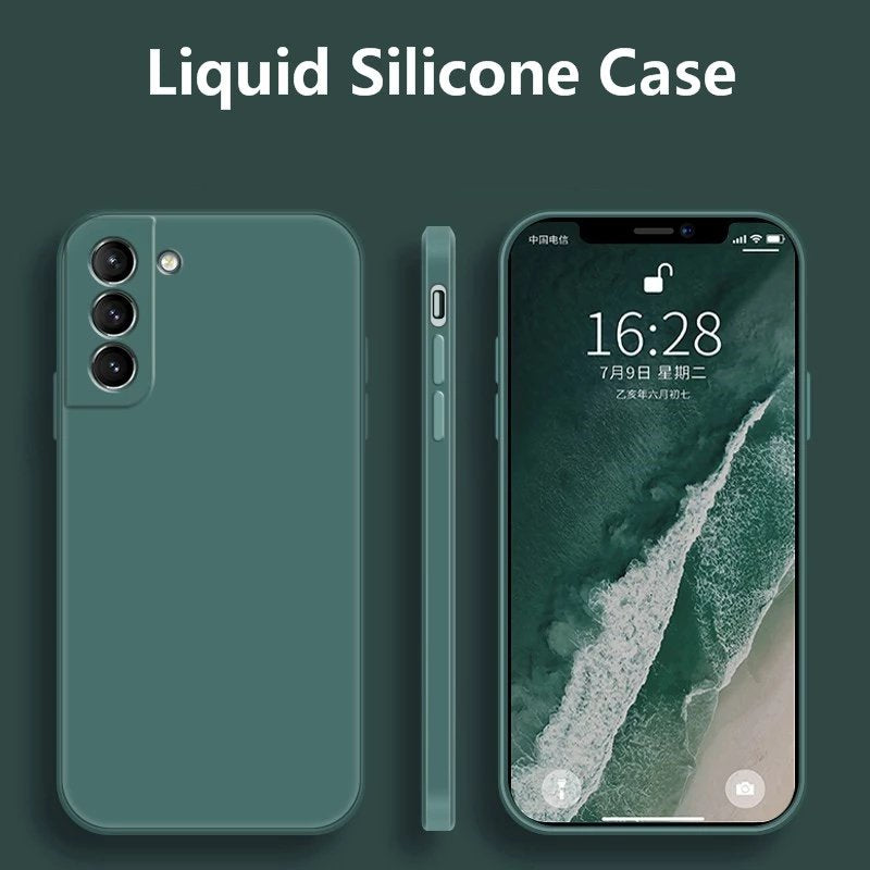 Silicone Liquid Case For Samsung Galaxy