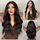 Long Brown Natural Hair Wigs