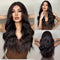 Long Brown Natural Hair Wigs