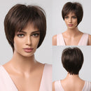 Brown Blonde Short Hair Wigs