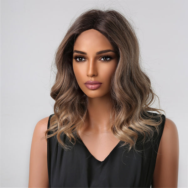 Brown Water Wave Synthetic Wig