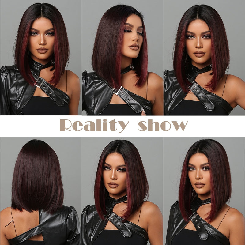 Medium Length Brown Wigs