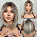 Brown Blonde Short Hair Wigs