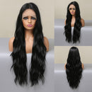 Long Brown Natural Hair Wigs