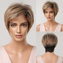 Brown Blonde Short Hair Wigs