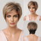 Brown Blonde Short Hair Wigs