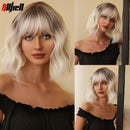 Medium Length Brown Wigs