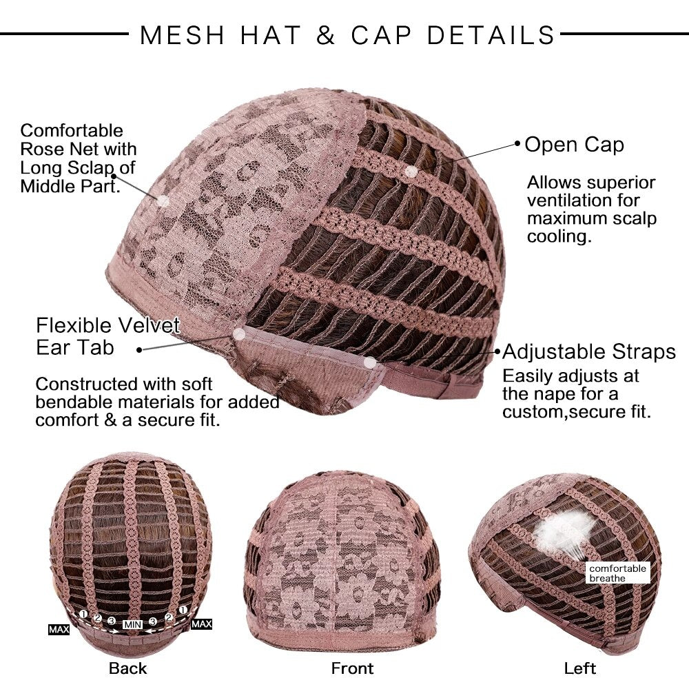 Brown Water Wave Synthetic Wig