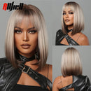 Medium Length Brown Wigs